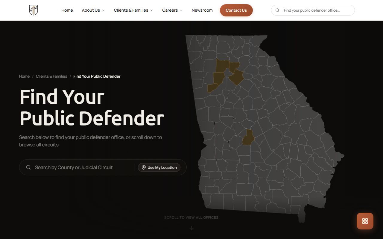 Jackson County criminal court records Georgia public defender finder