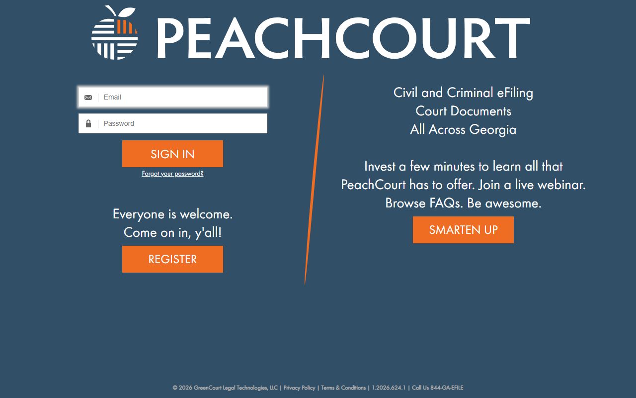Jackson County court records PeachCourt online access portal